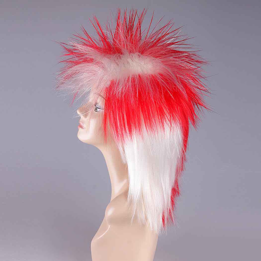 flagwigs, football wigs, fan wigs, afro wigs, mullet wigs, bob wigs, euro wigs,  premier league wigs,England Mullet Wig 