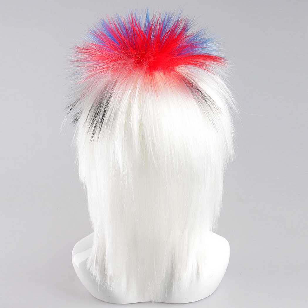 flagwigs, football wigs, fan wigs, afro wigs, mullet wigs, bob wigs, euro wigs,  premier league wigs,South Korea Mullet Wig