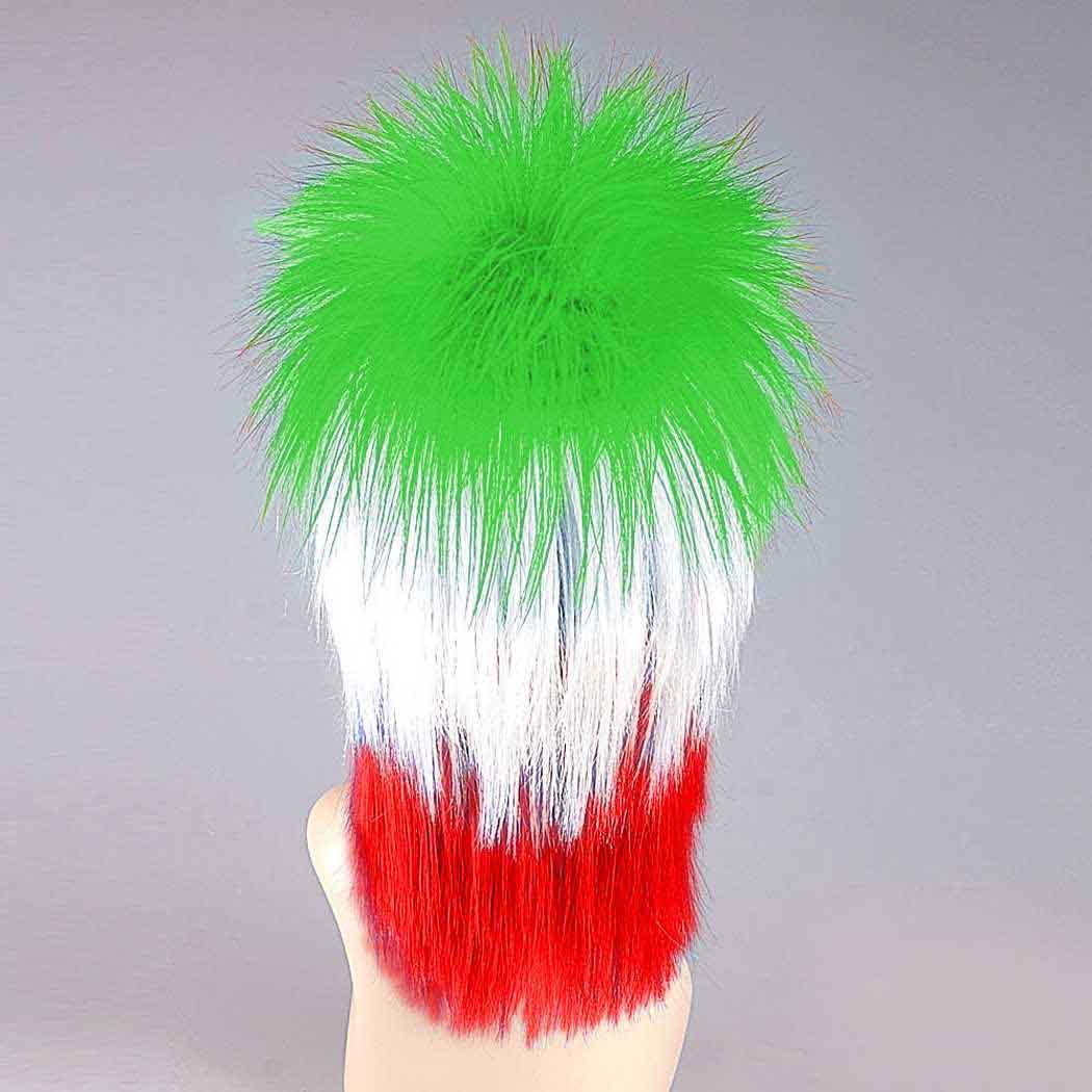 flagwigs, football wigs, fan wigs, afro wigs, mullet wigs, bob wigs, euro wigs,  premier league wigs,Iran Mullet Wig