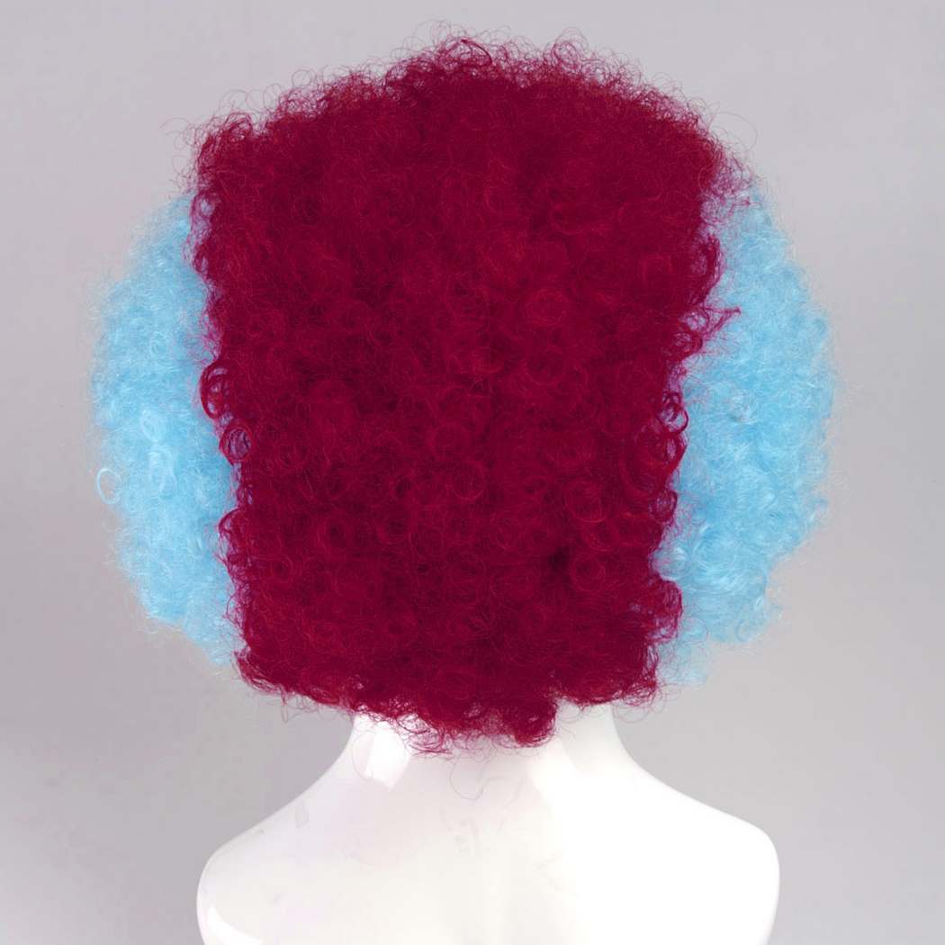 flagwigs, football wigs, fan wigs, afro wigs, mullet wigs, bob wigs, euro wigs,  premier league wigs,Burnley Afro Wig