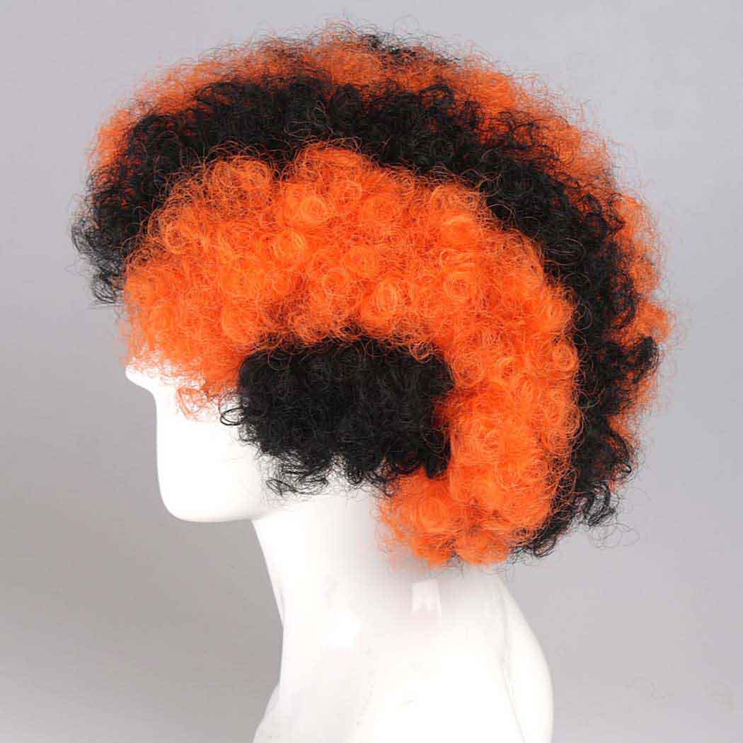 flagwigs, football wigs, fan wigs, afro wigs, mullet wigs, bob wigs, euro wigs,  premier league wigs,Hull City  Afro Wig