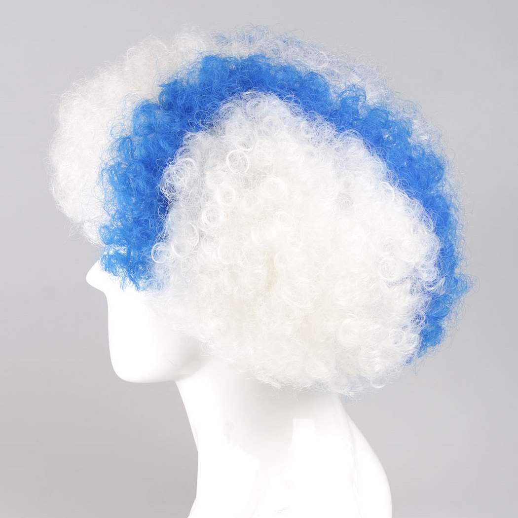 flagwigs, football wigs, fan wigs, afro wigs, mullet wigs, bob wigs, euro wigs,  premier league wigs,Tottenham Hotspur Afro Wig