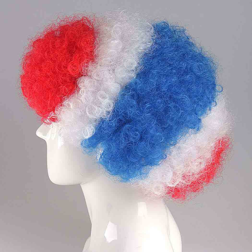 flagwigs, football wigs, fan wigs, afro wigs, mullet wigs, bob wigs, euro wigs,  premier league wigs,Thailand Afro Wig