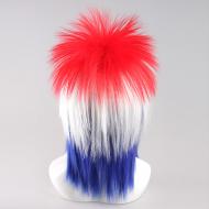 flagwigs, football wigs, fan wigs, afro wigs, mullet wigs, bob wigs, euro wigs,  premier league wigs,Croatia Mullet Wig