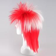 flagwigs, football wigs, fan wigs, afro wigs, mullet wigs, bob wigs, euro wigs,  premier league wigs,Switzerland Mullet Wig