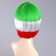 flagwigs, football wigs, fan wigs, afro wigs, mullet wigs, bob wigs, euro wigs,  premier league wigs,Iran Bob Wig