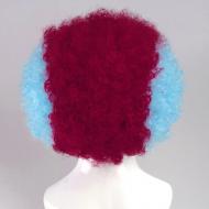 flagwigs, football wigs, fan wigs, afro wigs, mullet wigs, bob wigs, euro wigs,  premier league wigs,Burnley Afro Wig