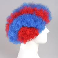 flagwigs, football wigs, fan wigs, afro wigs, mullet wigs, bob wigs, euro wigs,  premier league wigs,Crystal Palace Afro Wig