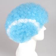 flagwigs, football wigs, fan wigs, afro wigs, mullet wigs, bob wigs, euro wigs,  premier league wigs,Manchester City Afro Wig