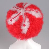 flagwigs, football wigs, fan wigs, afro wigs, mullet wigs, bob wigs, euro wigs,  premier league wigs,Hong Kong Afro Wig